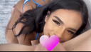 [Uncensored] This is 19 years old!? Latin woman serious! !! with erotic big pie! !! And a must-see for ass fetishes! !! Erotic cedar wwww with big hips facing us and disheveled in cowgirl position