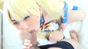 [2 sets sold] Gonzo video with blonde anime costume of daughter of fair-skinned beautiful man