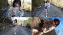 【Outdoor exposure】 F Big breasts Aoyama Menes work 22 years old / Fixed removai / rooftop raw squirt on the sidewalk / 20 ascension vaginal shot [Individual shooting 004] ☆ Review benefits available ☆