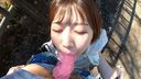 【Outdoor exposure】 F Big breasts Aoyama Menes work 22 years old / Fixed removai / rooftop raw squirt on the sidewalk / 20 ascension vaginal shot [Individual shooting 004] ☆ Review benefits available ☆