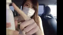 [None] Beautiful Girl File No.097 Hiding from her husband and going out by car Young wife's masturbation delivery in an unpopular parking lot Part.2