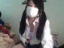 Foreign body insertion masturbation delivery of a black-haired loli child!!