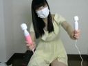 A beautiful girl with a cute loli face live broadcasts masturbation with an electric vibrator! !!