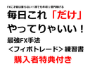 【購入者特典付き】FXに才能は要らない！誰でも年収１億円稼げる　毎日これ「だけ」やってりゃいい！最強FX手法＜フィボトレード＞練習書