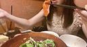 【개인】농후한 페티쉬 데이트! 레스토랑에서 씹어 먹거나 호텔에서 혀를 청소하는 [변태]