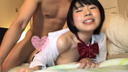 [Personal shooting] Black hair short gentle loli type J ◯ and cosplay raw squirrel! Feel all over with a large amount of in squeak water and uniform
