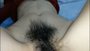 Plenty of realism! Jungle Man hairy amateur beauty with a large amount of vaginal shot ♡