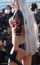 Cosplay 2018 Winter Cleavage Erection on Lower! Outdoor Photography【Movie】Event 4110