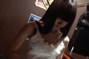 Personal shooting with a 19-year-old beautiful girl with small breasts B cup who remains innocent at Necafe in Kobe No