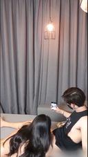 【Amateur Individual Shooting Work 489】Young couple live sec show on sofa