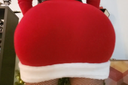 [None] Dancer Big Ass 28♡ Christmas Taco Back Raw Gonzo! I'm thrusting with excitement and my big ass is shaking with a balloon ball! White Christmas with sperm in the ass! 【Personal Photography】