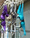 【Underwear laundry】Unprotected and fully visible panties and bras hung on the veranda of the woman's house