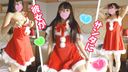 [Former Yomimo] Rui (19 years old) [Santa Cos Edition] ★ Onikawa University student with long black hair Breaking the limit of Santa Cos ♪ cuteness! Pero staring with black eyes ☆ Shaved thrusting vaginal shot [with gift]