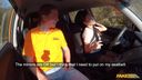 Fake Driving School - Tattooed brunette fucks for licence