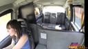 Female Fake Taxi - Double dildo hot strap on action