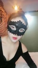 A Taiwanese masked beauty smartphone individual shooting work in which a beautiful woman wearing a mask like a ball reverently takes,, and cowgirl sexes with her own smartphone!