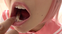 【舌・唾・歯】大人気アニメ F●Oのアスト●フォ（宮沢ちはる）の極エロ指フェラ・唾垂らし・歯＆歯茎触り！！