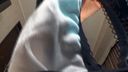 [如果你被抓住了，那就很危險了！ 禁忌的臉] [穿色情] Geki Kawa 18 歲❤水手制服 &海軍藍 soku 在尷尬和謙虛的螃蟹襠姿勢“塞進白色內褲~♡”天然多利庫帕~！ 具有高圖像品質　