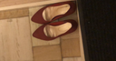 Shoe Bukkake Gal's Red Pumps