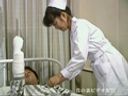 【Uncensored】Busty actress Miki Nishio is dressed as a nurse. How's it going? He wiped the body of the injured patient and said, "This is a place where you can't keep it filthy!"