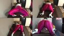 Pervert stretching her? Part (4) Glossy leggings! Pimp play & masturbation! Sequel!