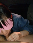 Amateur Blowjob in the car Cum Swallowing Blindfold Uncensored Mouth Personal Shooting