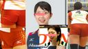 여자 배구 일본 대표!　이와사카의 촉촉한 밀착 영상!