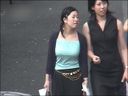 Seeing the ladies showing their heavy breasts in the city Part 11