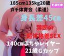 140cm active busty cosplayer G cup is 185cm giant athletic club boy and forbidden super body disparity SEX [Cosplay girls× 3-digit fat actor] * Discount ends * Review bonus: High quality version