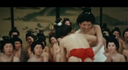 江戶時代大久女子相撲的娛樂！ 我會穿著纏腰布與我的裸露相撲！