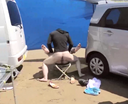 【個人拍攝】海灘上的無序派對-大規模陰道射擊-