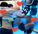 Couple ◆ Daring 〇〇 Couple's pool underwater / in a swimsuit ・ Couple who can't stand it