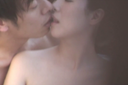 [Hidden shooting] Hidden photo of a couple who in a natural open-air bathAfter ♡ all, lovers are in the open-air bath www