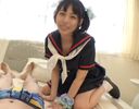 【Amateur post】Gonzo at a personal photo session with a pure small boob underground idol
