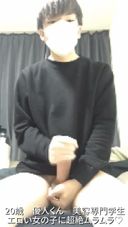[Nekama視頻♡] 20歲的美容專家生Yuto無法忍受色情女孩，射精量是普通人的兩倍...... ♡♡