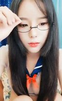 [무수정] 라이브 채팅 격 귀여운 미유 부풀어 오른 미소녀 ❤ 질 손가락 자위 쿵��