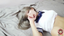 [Uncensored] When I think that a silver-haired girl in a sailor suit is using a footjob and in high socks to tease a man, after being raw, she feels good with a pretty moan like a shy girl