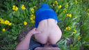 [Uncensored] I invited a fair-skinned sister I met at a dating system and inserted her in the open air standing back. A blue hoodie grows in a field of yellow flowers. After being poked in the back and feeling it, get on all fours and stick a big into the anus.