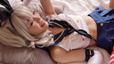 I'm thrusting into the delicate and transparent white-skinned cosplay beauty Kitsukitsuma 〇 Ko and SEX