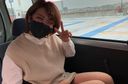 When it becomes a course & practice table in the car, it is too good and feels too good, and → a large amount of mouth shooting firmly ☆ 23-year-old gal Risa-chan