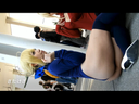 Beautiful butt cosplayer. T-back, thigh, butt