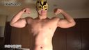 Masked wrestler Nioh standing! !! Let go of it on the stand! (E angle)