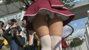 The lower half of the cosplayer's body is yuruyuru! The raw pants in the skirt are perfect NO-2
