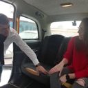 SexInTaxi - Wild student loves lollipops