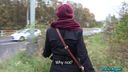 Public Agent - Afghan beauty gives forest blowjob