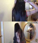 "Super Long Hair Mitsuami Cheongsam Girl's Hair Fetish Play" ★ Dressed in a skewed cheongsam and sexual service with super long hair! Imprint the semen shot into your hair with a brush and make your hair shiny with characteristic hair care