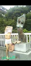 Famous hot spring town daytime plump nipple walk ♡