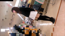 Cute knee-high clerk's miniskirt panchira peek