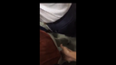 Prank touching crotch from behind on a train