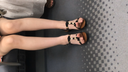 Egui beautiful bare feet toes wriggle train face to face